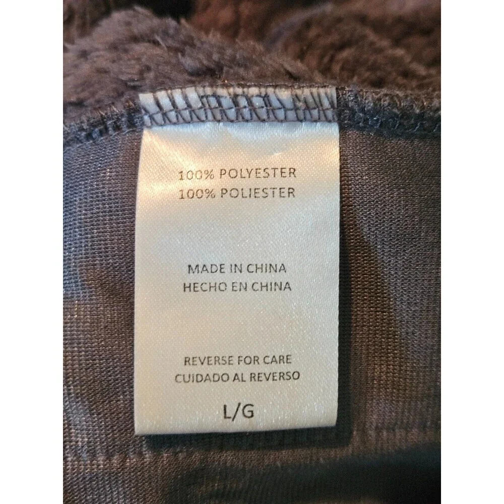 Women’s Swiss Alps Fleece Jacket Size Large , Color‎ Gray